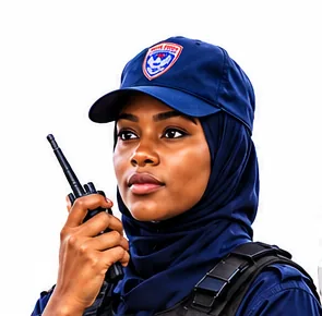 Agente WANEC Sécurité en uniforme